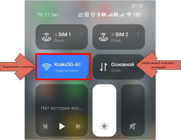Проверка подключения